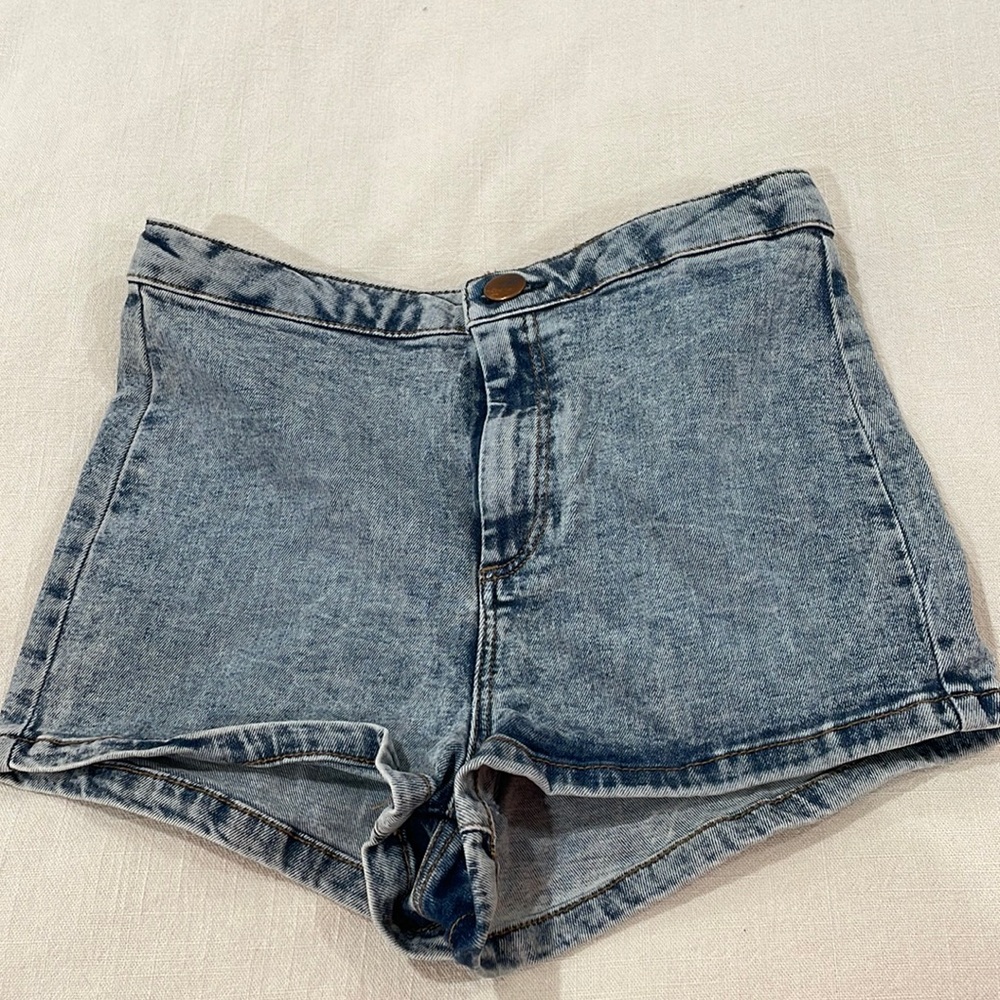 Denim shorts